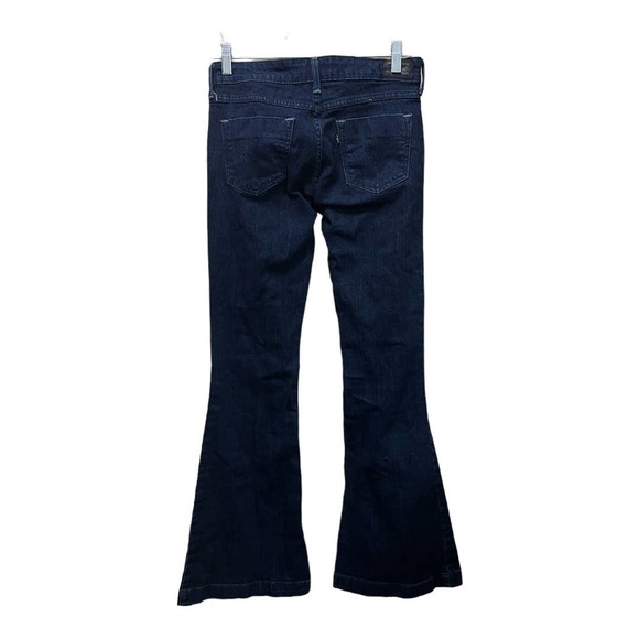 Levi's Genuinely Crafted Flared Low-Rise Dark Wash Jeans Size 7M - Picture 3 of 10
